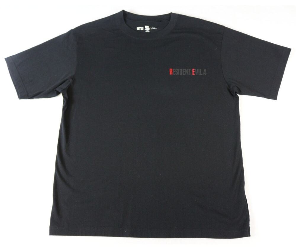 UNIQLO x CAPCOM Resident Evil 4 Graphic T-Shirt Size M Black